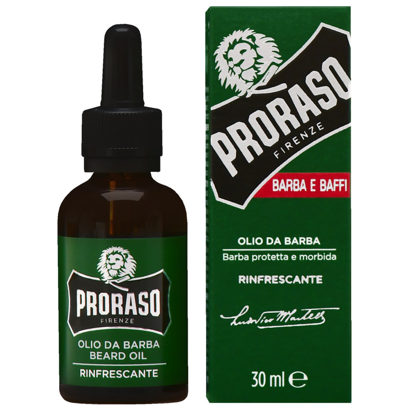 Proraso Refreshing Beard Oil - odświeżający olejek do pielęgnacji brody, 30ml