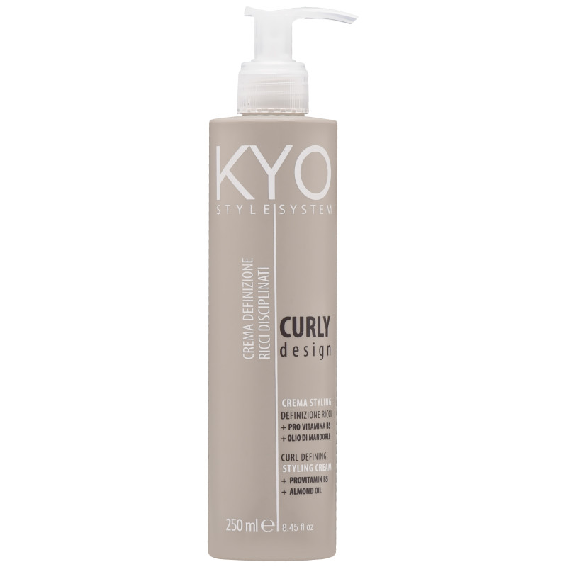 KYO Style System Curly Design Defining Cream – krem podkreślający skręt włosów, 250ml