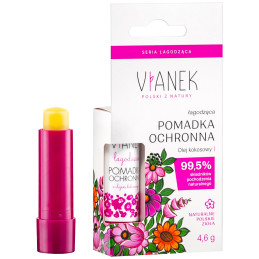 Vianek Łagodząca pomadka ochronna – delikatna ochrona i regeneracja ust, 4.6 g