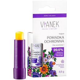 Vianek Kojąca pomadka ochronna – ochrona i pielęgnacja ust, 4.6 g