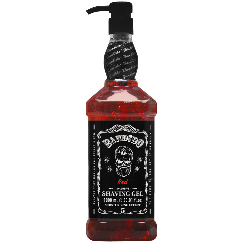 Bandido Shaving Gel Red – żel do golenia dla mężczyzn, 1000ml