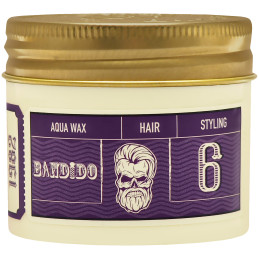 Bandido Aquawax NR 6 Medium Violet – wosk do stylizacji włosów, średni chwyt, połysk, 125ml