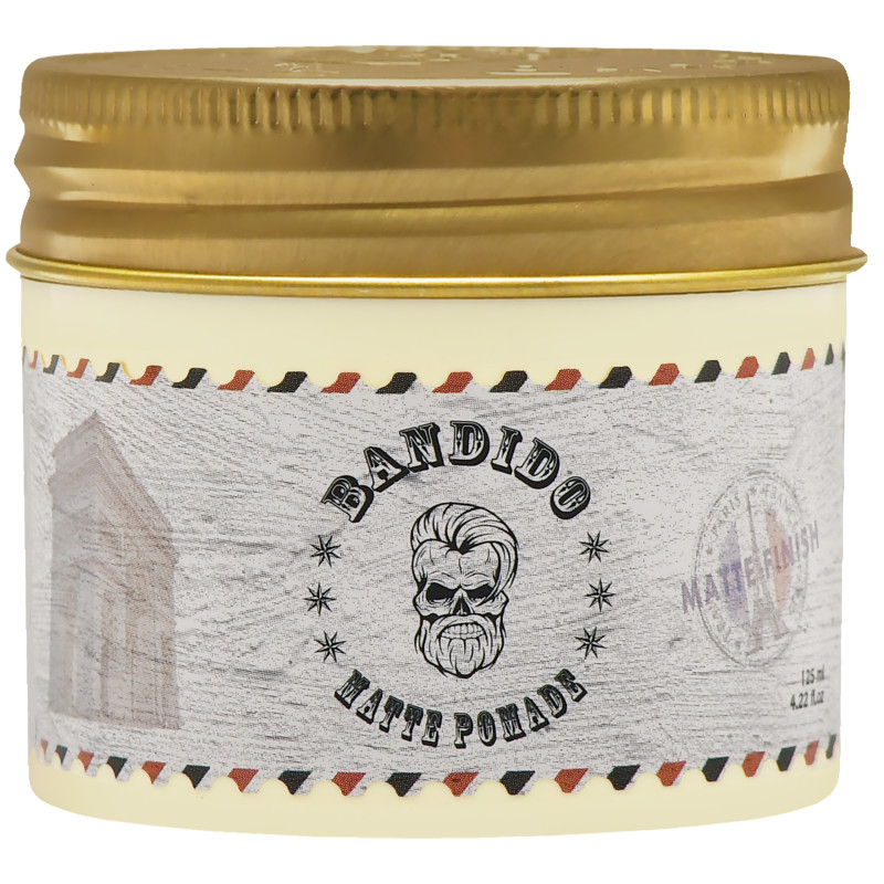 Bandido Matte Pomade – matowa pomada do włosów, mocne utrwalenie, 125ml