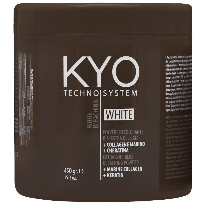 KYO Techno System White Bleaching Powder – bezpyłowy proszek rozjaśniający do włosów, 450g
