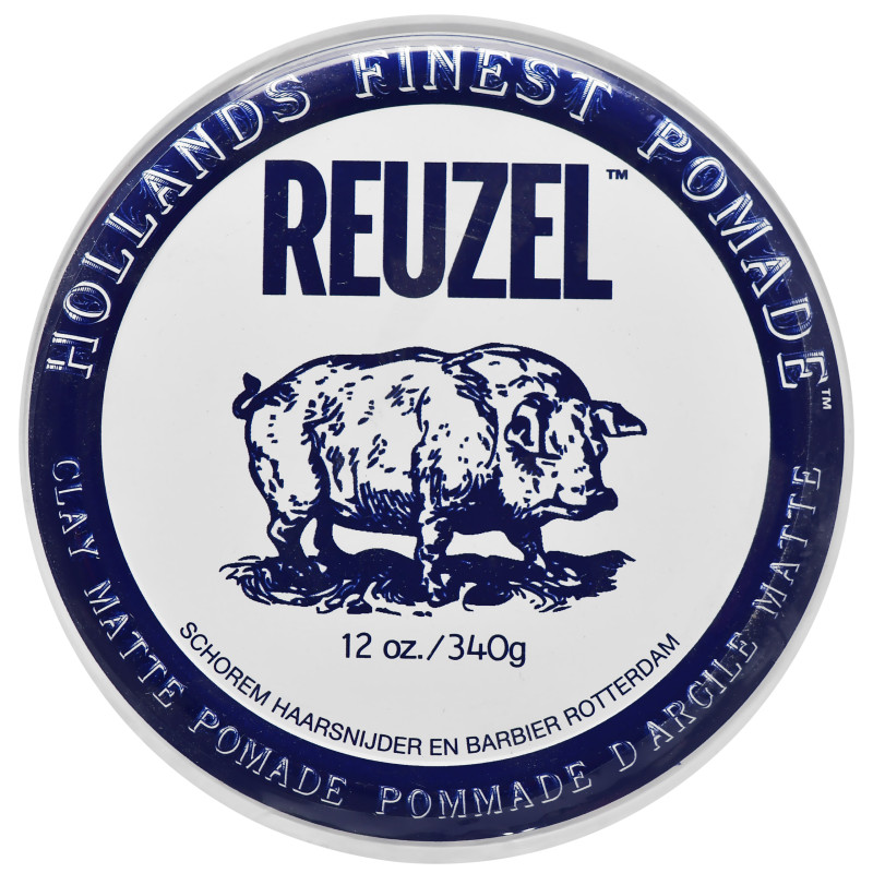 Reuzel Clay Matte Pomade modelująca pomada do włosów na bazie wody 340g