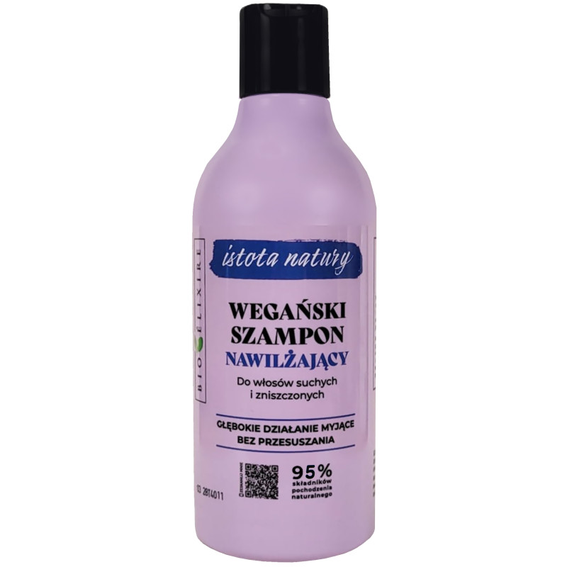 Bioelixire wegański szampon nawilżający z baobabem 400ml