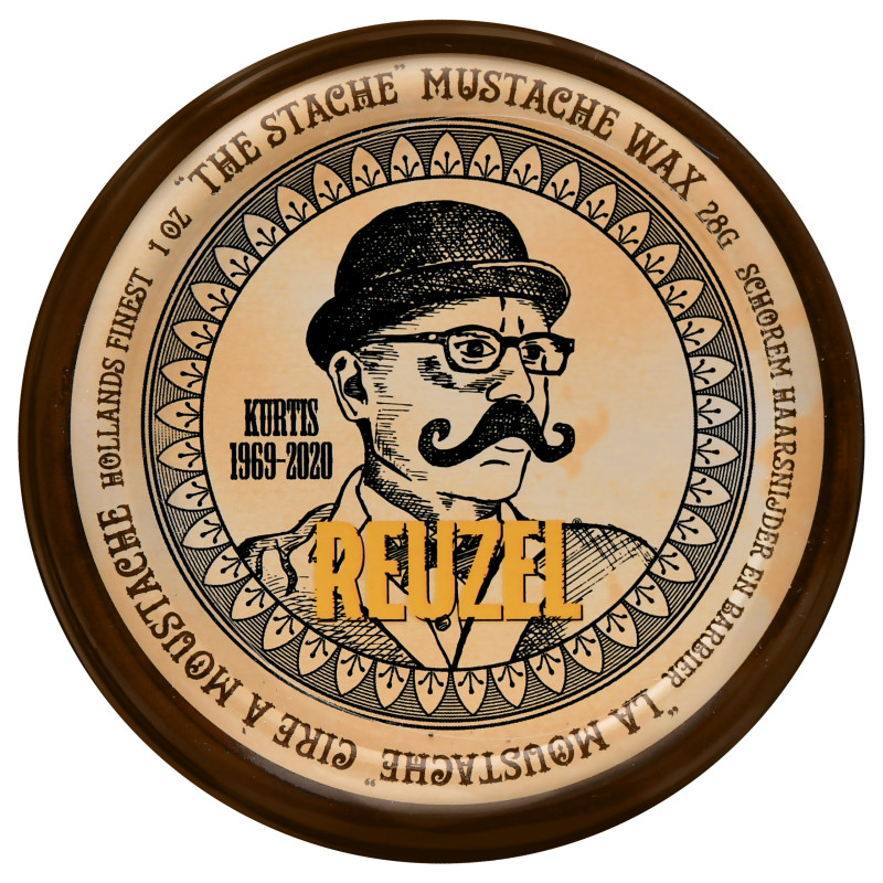 Reuzel The Stache Mustache Wax - wosk do wąsów, utrwala i ułatwia modelowanie zarostu, 28g