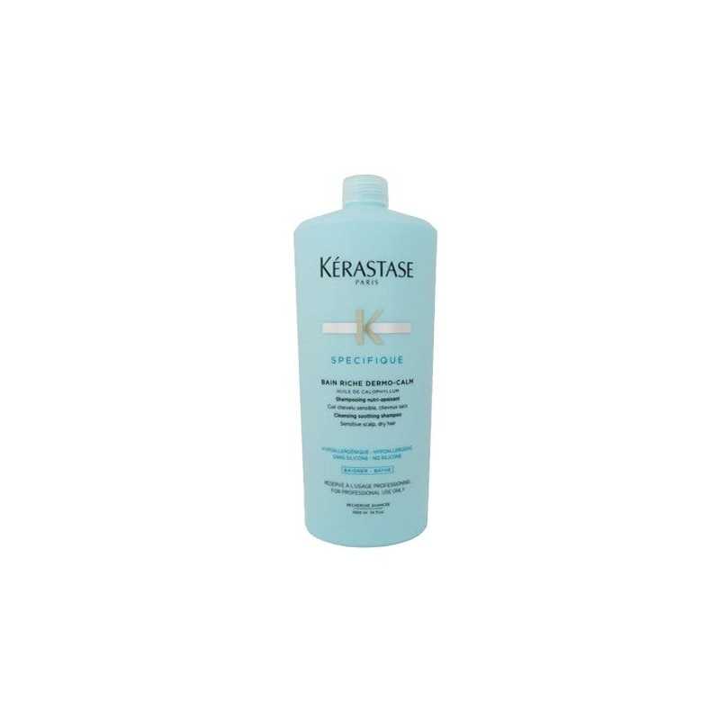 KERASTASE Riche Dermo Calm szampon witalizujący i wygładzający włosy 1000ml KERASTASE Riche Dermo Calm szampon witalizujący i wygładzający włosy 1000ml