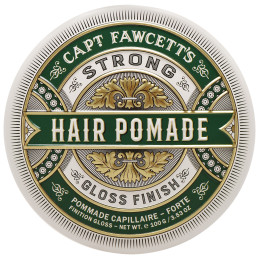 Captain Fawcett Strong Pomade Green – wodna pomada do włosów, mocny połysk i utrwalenie, 100g