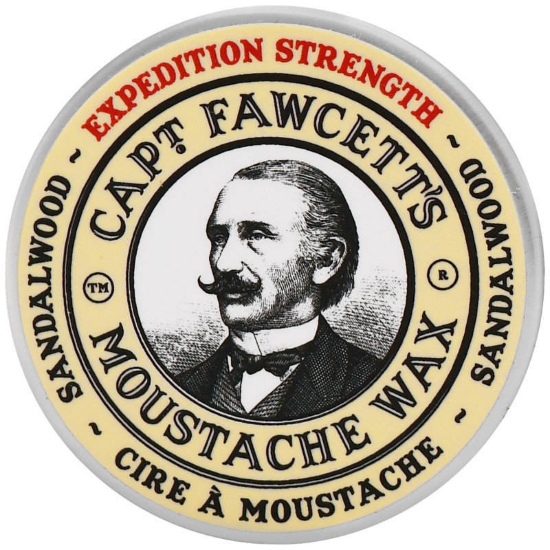 Captain Fawcett Expedition Strength Moustache Wax – ekstremalnie mocny wosk do stylizacji wąsów, 15ml