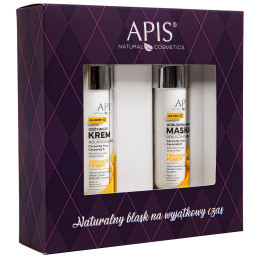 Apis Natural Cosmetics Zestaw Ceramide Power – odbudowa i wzmocnienie skóry twarzy, 50ml+50ml