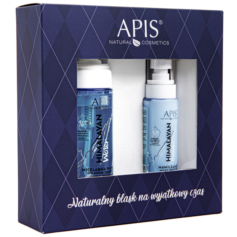 Apis Zestaw Himalayan – pielęgnacja twarzy z solą himalajską, 150ml+100ml