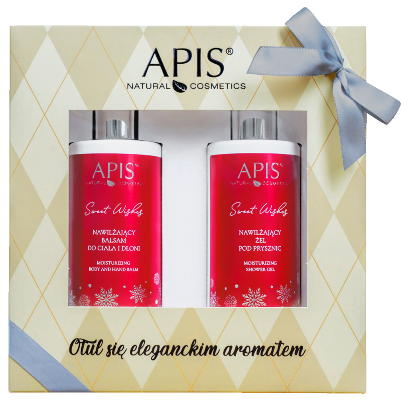 Apis Zestaw Sweet Wishes – zestaw prezentowy do pielęgnacji ciała, 2x300ml