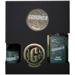 Groomen Earth Zestaw do Brody – szampon, balsam i olejek, 150ml+50g+50ml