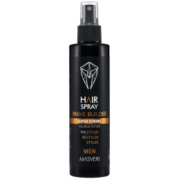 Masveri Hair Spray Brave Builder Super Strong – supermocny lakier do włosów, 200ml