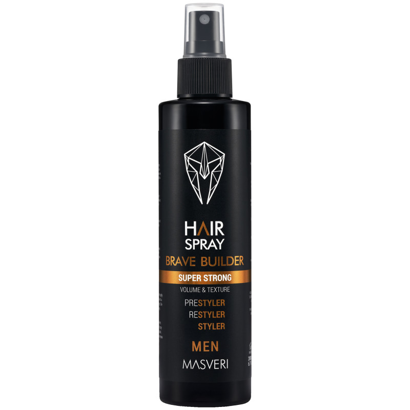 Masveri Hair Spray Brave Builder Super Strong – supermocny lakier do włosów, 200ml