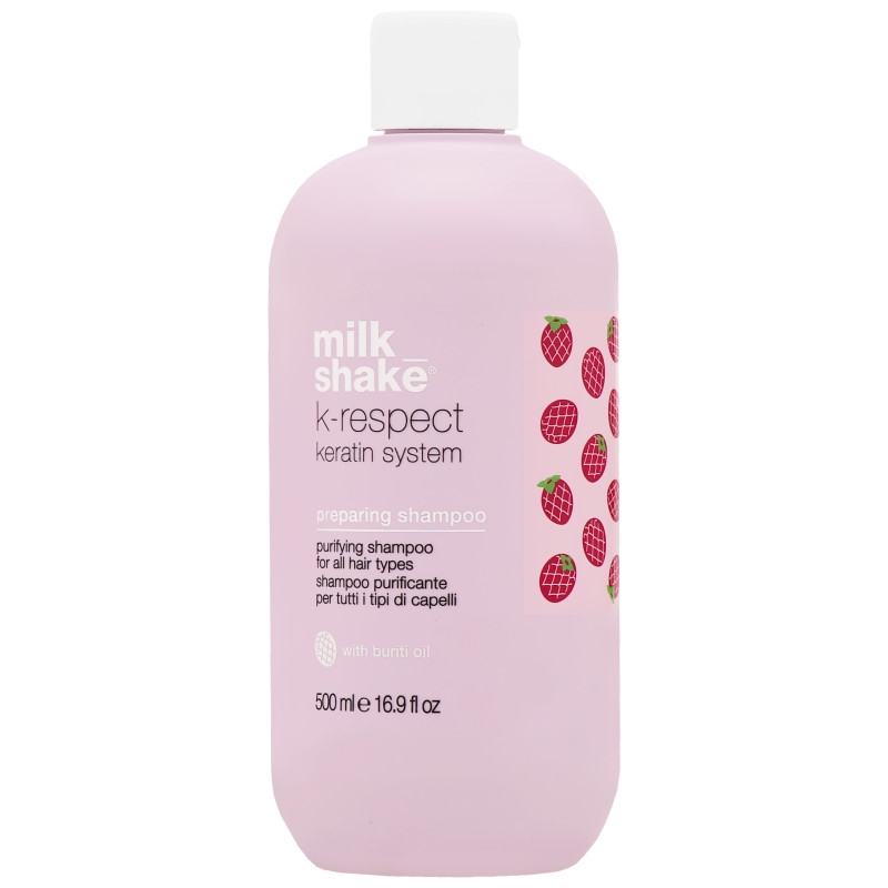 Milk Shake K-RESPECT Preparing Shampoo – głębokie oczyszczanie przed zabiegiem keratynowym, 500ml