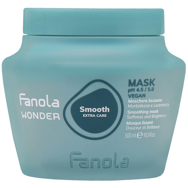 Fanola Wonder Smooth Mask – wygładzająca maska do włosów puszących się, 500ml