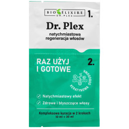 Bioelixire Dr.Plex zestaw do regeneracji włosów – intensywna odbudowa, 10 ml + 30 ml