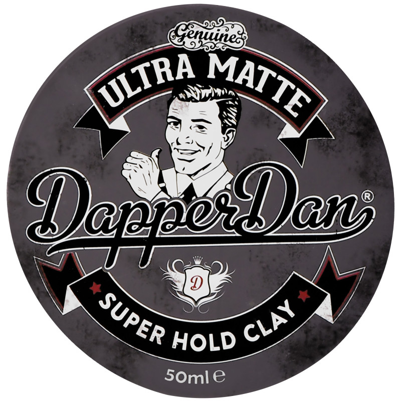 Dapper Dan Ultra Matte Clay - glinka o bardzo mocnym chwycie i ultra matowym wykończeniu, 50ml