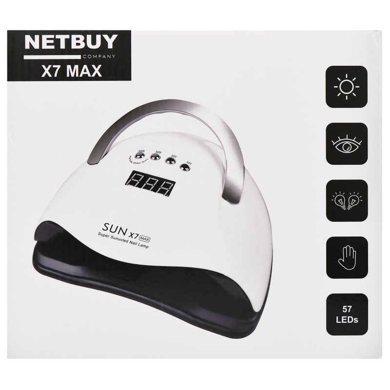 Lewer Lampa X7 UV LED - kompaktowa lampa do manicure hybrydowego