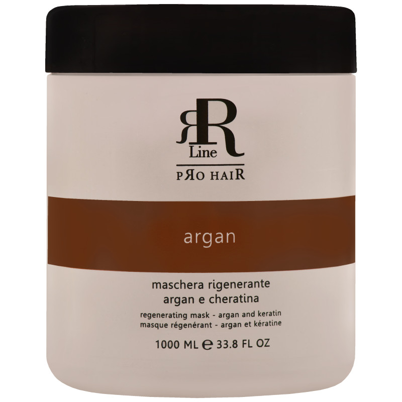 RR Line Argan Star regenerująca maska do włosów zniszczonych 1000ml