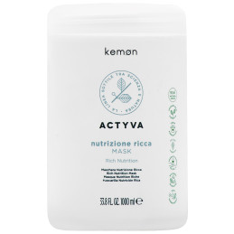 Kemon Actyva Nutrizione Ricca Mask – intensywna maska do włosów suchych, 1000ml