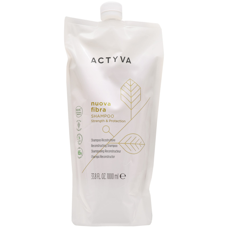 Kemon Actyva Nuova Fibra Shampoo – szampon do włosów zniszczonych, 1000ml