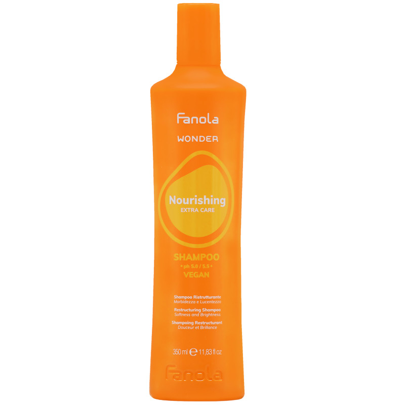Fanola Wonder Nourishing Shampoo – odżywczy szampon do włosów suchych i zniszczonych, 350ml