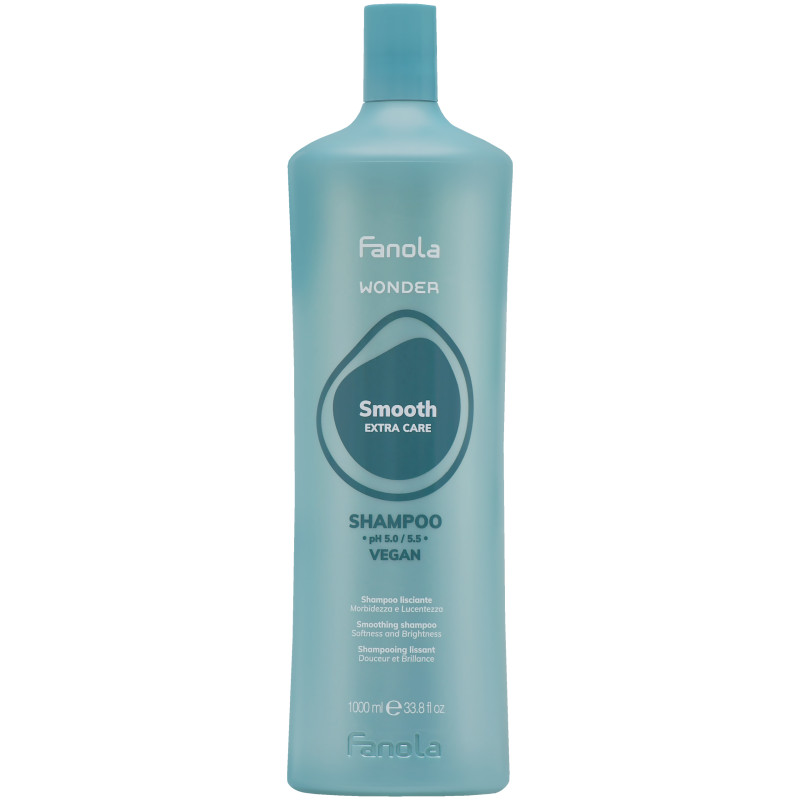 Fanola Wonder Smooth Shampoo – wygładzający szampon do włosów puszących się, 1000ml