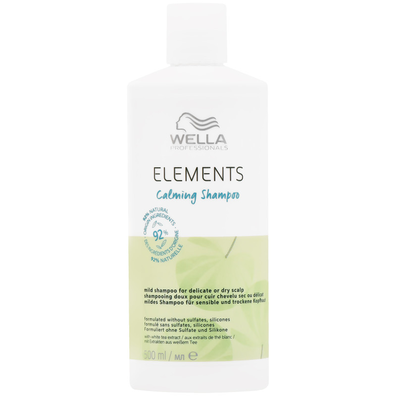 Wella Professionals Elements Calming Shampoo – łagodzący szampon do skóry wrażliwej, 500ml