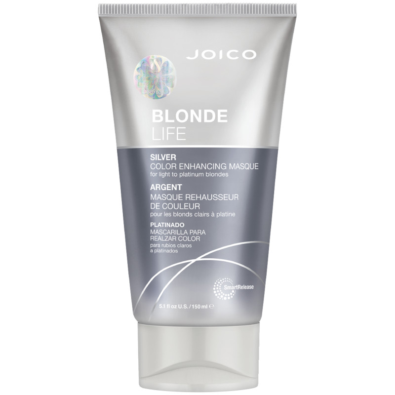 Joico Blonde Life Silver Mask – maska do włosów blond neutralizująca żółte tony, 150 ml