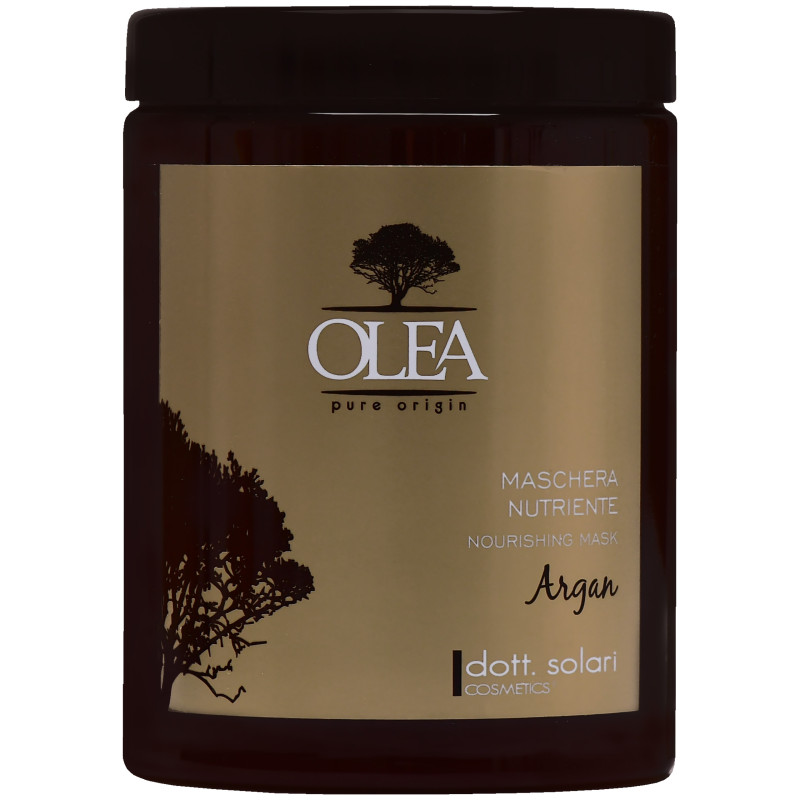 Dott.Solari OLEA Nourishing Argan Mask – maska arganowa do włosów suchych i zniszczonych, 1000 ml