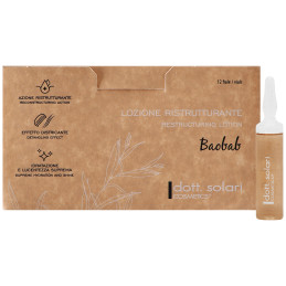 Dott. Solari OLEA Baobab Oil – intensywnie odżywczy olejek do włosów, ampułki 12x12ml