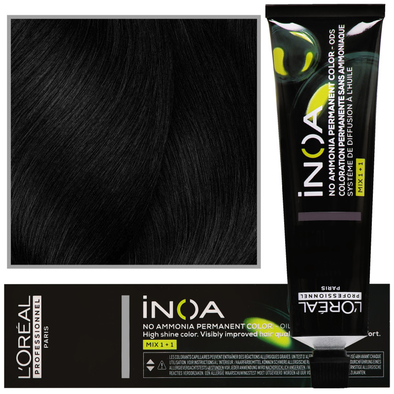 Loreal Inoa farba do włosów głęboki i trwały kolor dodatkowa ochrona włosa 60 ml