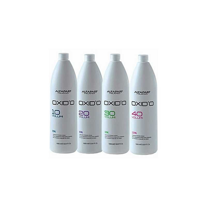 Alfaparf Oxido 3%, 6%, 9%, 12% 1000ml, oxydant w kremie do farb Alfaparf Oxido 3%, 6%, 9%, 12% 1000ml, oxydant w kremie do farb