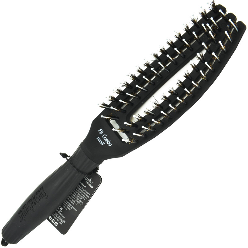 Olivia Garden Finger Brush Combo Small, szczotka do rozczesywania z włosiem dzika