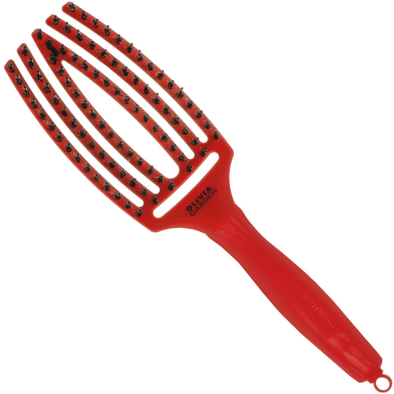 Olivia Garden Finger Brush Combo Medium, szczotka z włosiem dzika do rozczesywania, różne kolory