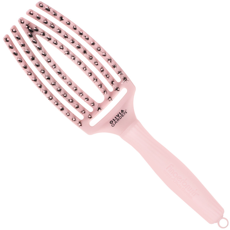 Olivia Garden Finger Brush Combo Medium, szczotka z włosiem dzika do rozczesywania, różne kolory