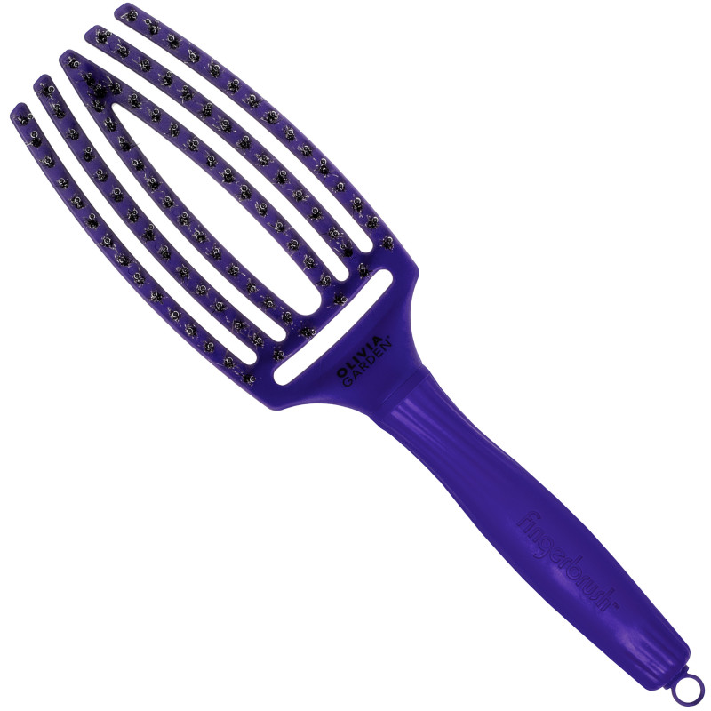 Olivia Garden Finger Brush Combo Medium, szczotka z włosiem dzika do rozczesywania, różne kolory