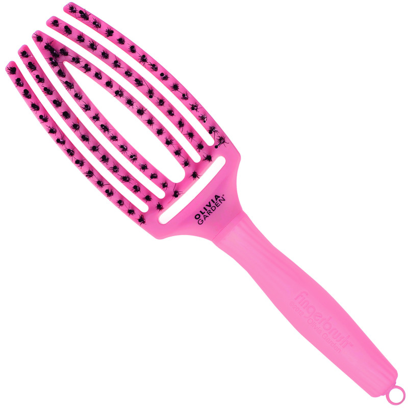 Olivia Garden Finger Brush Combo Medium, szczotka z włosiem dzika do rozczesywania, różne kolory