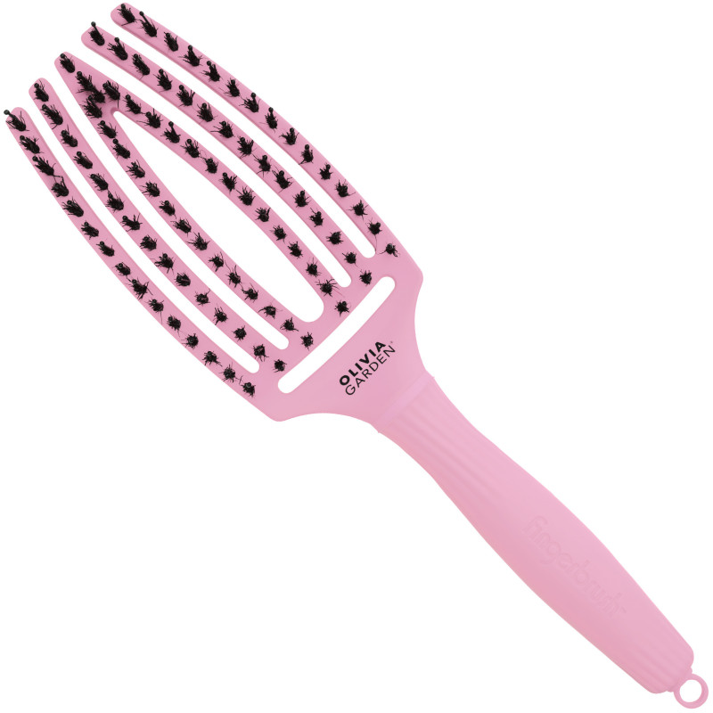 Olivia Garden Finger Brush Combo Medium, szczotka z włosiem dzika do rozczesywania, różne kolory