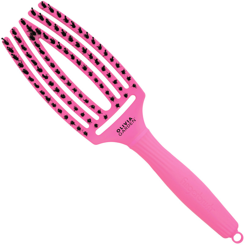 Olivia Garden Finger Brush Combo Medium, szczotka z włosiem dzika do rozczesywania, różne kolory