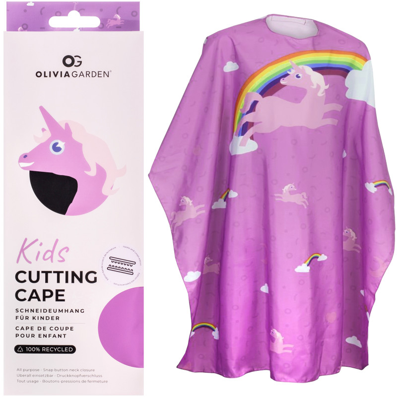 Olivia Garden Kids Cutting Cape - peleryna fryzjerska dla dzieci, różne kolory