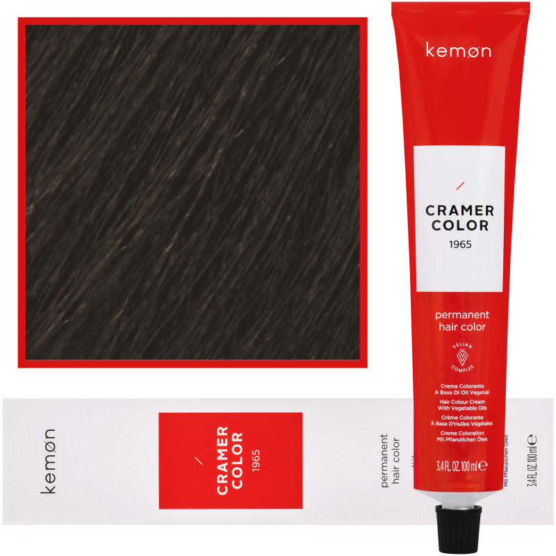 Kemon Cramer Color – kremowa farba do włosów z olejem kokosowym, 100ml