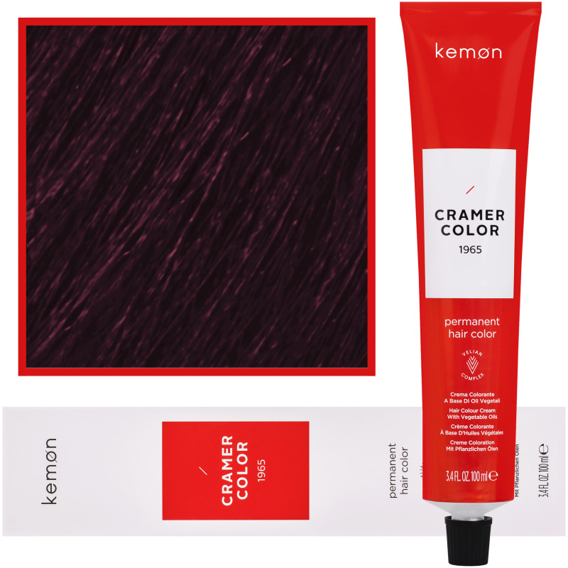Kemon Cramer Color – kremowa farba do włosów z olejem kokosowym, 100ml
