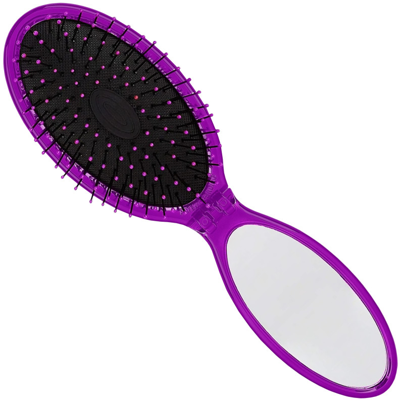 Wet Brush Pop And Go Detangler - szczotka podróżna z lusterkiem