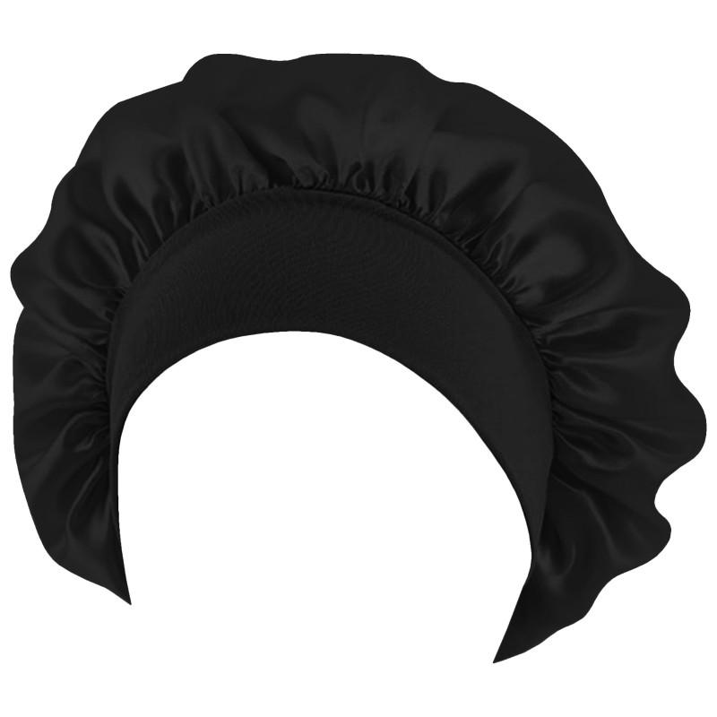 Deni Carte Czepek - satynowy czepek do spania, kolor beżowy