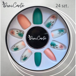 Deni Carte Tipsy Art - sztuczne paznokcie w ozdobnych wzorach, bez UV