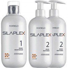 Montibello SILAPLEX KIT Kompletny zestaw do wzmacniania włosów No1+2xNo2 3x500ml